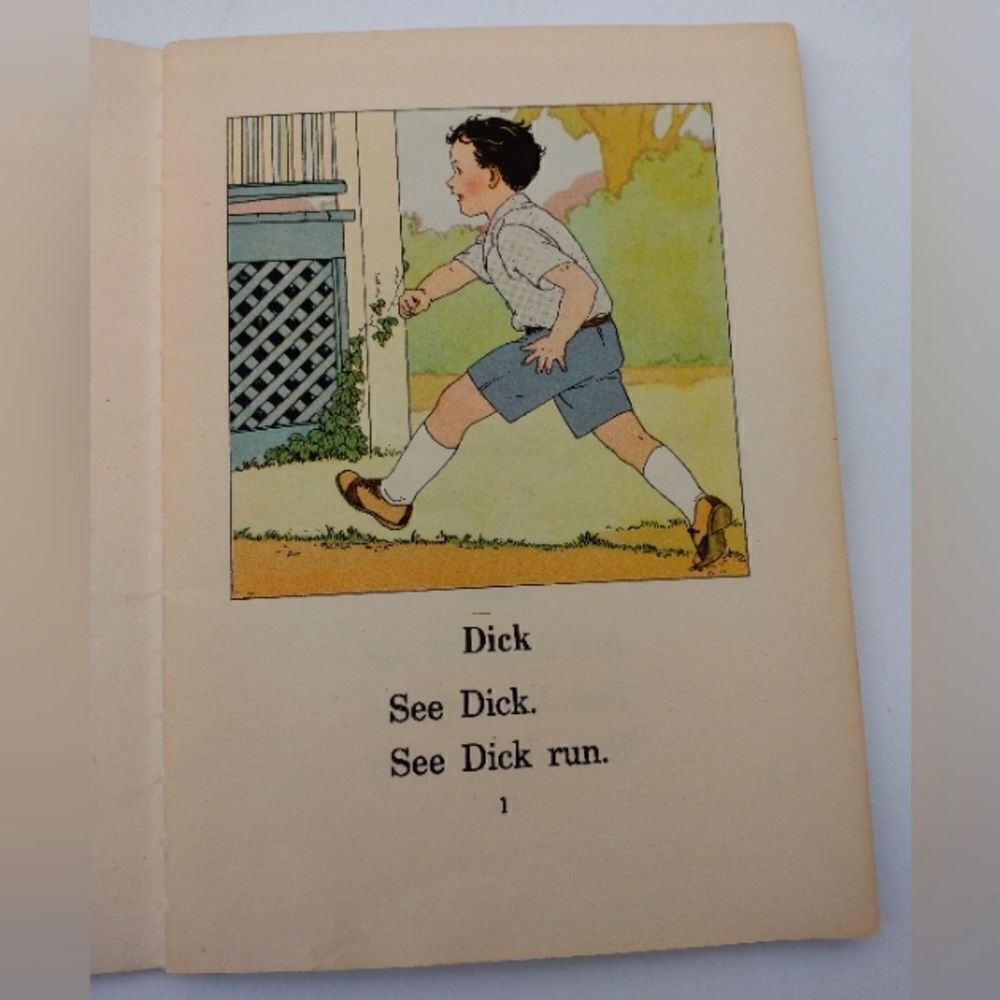 Dick and Jane Curriculum Foundation series Book Elson Gray Vintage - Picture 3 of 14